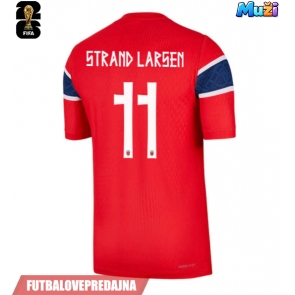 Lacne Muži Futbalové dres Nórsko Jorgen Strand Larsen #11 MS 2026 Krátky Rukáv - Domáci